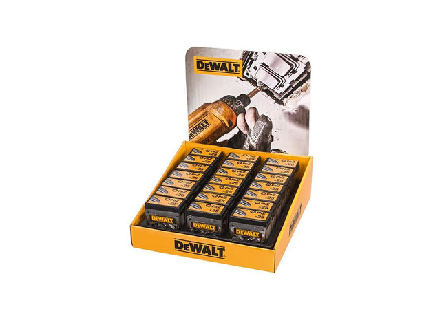 Dewalt Power Tools PH2 25mm Standard Tic Tac Display 21 x Packs of 25 DeWALT Power Tools - RockBottom Northampton