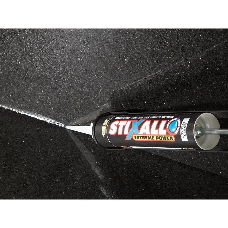 Everbuild Sika Stixall Extreme Power Cartridge Clear 290ml Everbuild Sika - RockBottom Northamptin