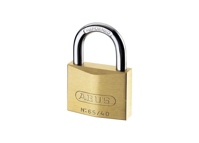Abus Mechanical 65/50mm Brass Padlock Master Keyed MK65501 ABUS Mechanical - RockBottom Northampton 