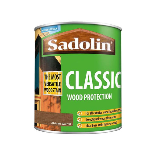 Sadolin Classic Wood Protection African Walnut 1 litre Sadolin - RockBottom Nothampton