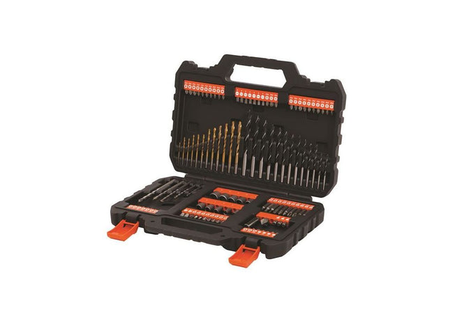 Black + Decker A7200 Mixed Drilling and Screwdriving Set 109 Piece BLACK + DECKER - RockBottom Northampton