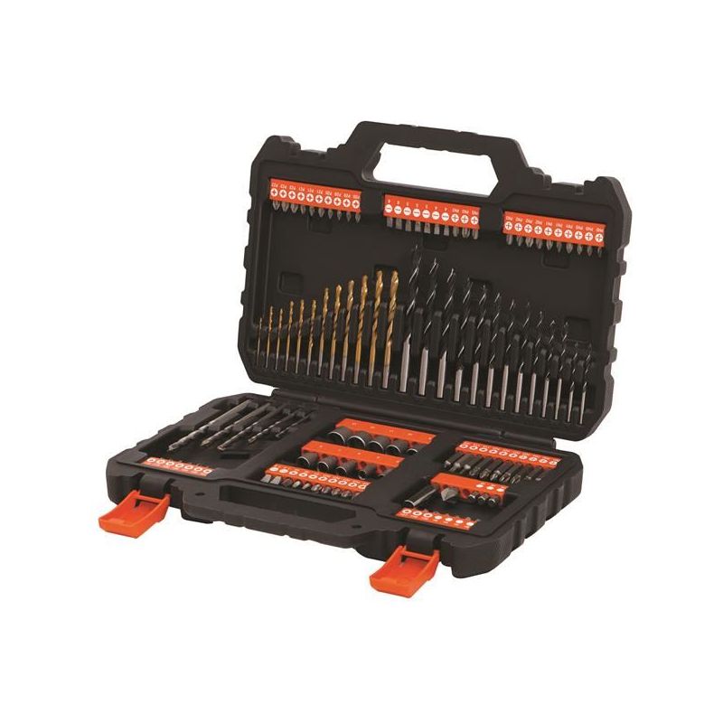 Black + Decker A7200 Mixed Drilling and Screwdriving Set 109 Piece BLACK + DECKER - RockBottom Northampton