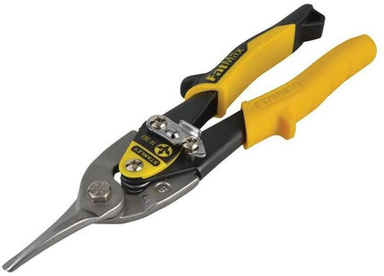 Stanley® Hand Tools Yellow Aviation Snips & Holster Straight Cut 250mm (10in) STANLEY® Hand Tools - RockBottom Nothampton