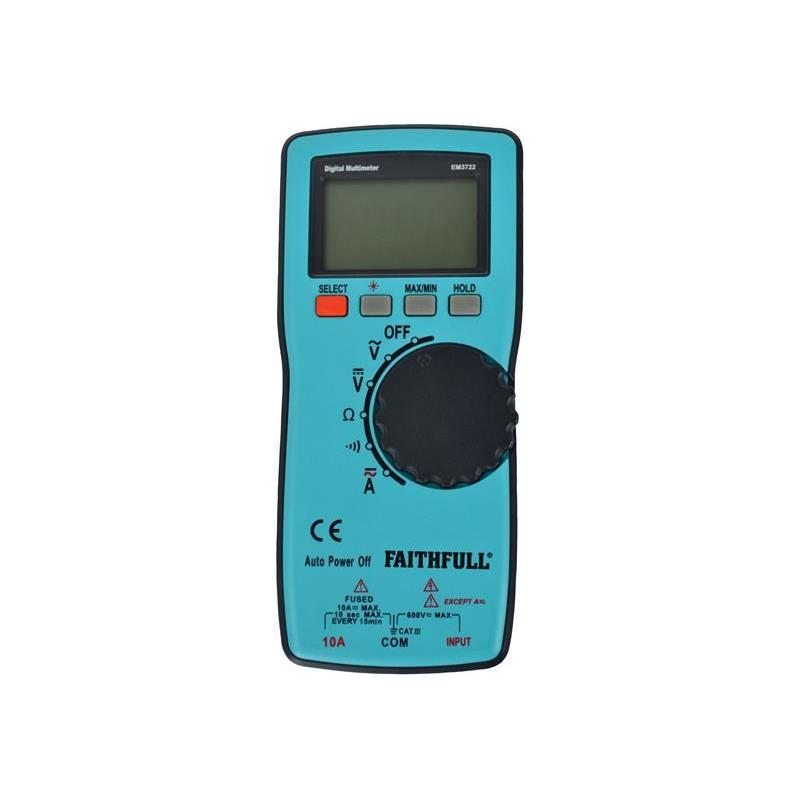 Faithfull Auto-Range Digital Multimeter Faithfull - RockBottom Northampton
