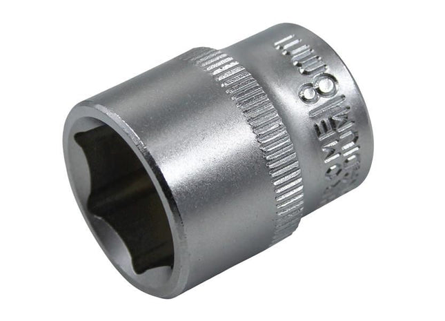 Faithfull Hex Socket 3/8in Drive 18mm Faithfull - RockBottom Northampton