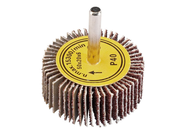 Draper Abrasive Flap Wheel, 50 x 20mm, 40 Grit 76456 Draper - Town Tools 