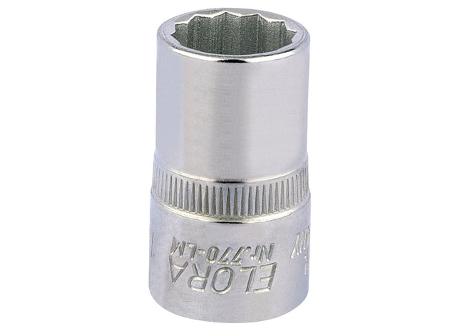 Draper Elora Bi-Hexagon Socket, 1/2" Sq. Dr., 15mm 24608 Draper - Town Tools 