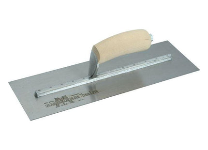 Marshalltown MXS77 Cement Trowel Wooden Handle 18 x 4.1/2in Marshalltown - RockBottom Northampton