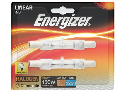 Energizer® Halogen R7S 78mm Eco Linear Dimmable Bulb, 2250 lm 120W (Pack 2) Energizer® - RockBottom Northamptin