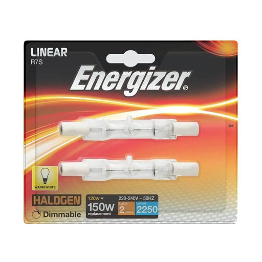 Energizer® Halogen R7S 78mm Eco Linear Dimmable Bulb, 2250 lm 120W (Pack 2) Energizer® - RockBottom Northamptin