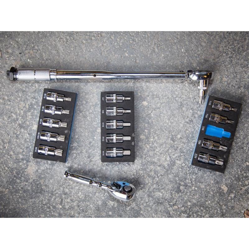 Bluespot Tools 2005 Torque Wrench 1/2in Drive 40-210Nm BlueSpot Tools - RockBottom Northampton