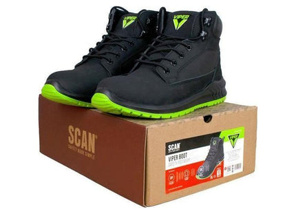 Scan Viper SBP Safety Boots UK 10 EUR 44 Scan - RockBottom Nothampton