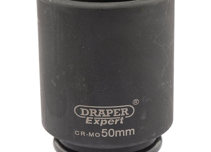 Draper Expert HI-TORQ 6 Point Deep Impact Socket, 3/4" Sq. Dr., 50mm Draper - Town Tools 