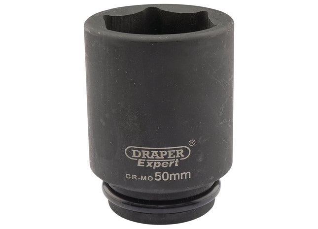 Draper Expert HI-TORQ 6 Point Deep Impact Socket, 3/4" Sq. Dr., 50mm Draper - Town Tools 