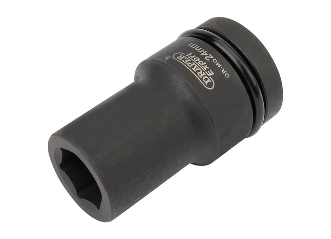 Draper Expert HI-TORQ 6 Point Deep Impact Socket, 1" Sq. Dr., 24mm Draper - Town Tools 