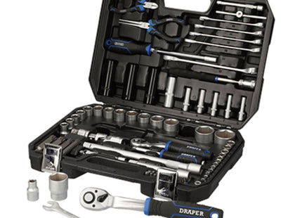 Draper HI-TORQ Metric Socket Set, 1/4" & 1/2" Sq. Dr. (83 Piece) Draper - Town Tools 