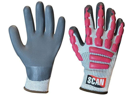Scan Anti-Impact Latex Cut 5 Gloves - XL (Size 10) Scan - RockBottom Nothampton