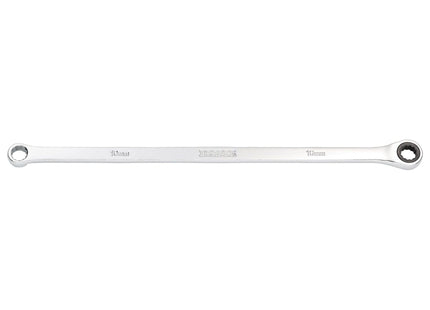 Draper Draper HI-TORQ Metric Extra-Long Double Ring Ratchet Spanner, 10mm Draper - Town Tools