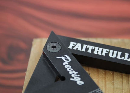 Faithfull Prestige Centre Finder Gauge Black Aluminium 100mm Faithfull - RockBottom Northampton