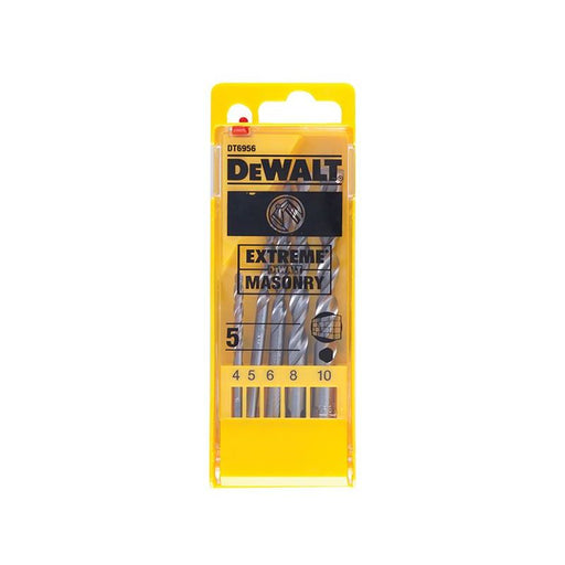 Dewalt Power Tools Extreme Masonry Drill Bit Set, 5 Piece DeWALT Power Tools - RockBottom Northampton