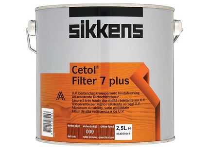 Sikkens Cetol Filter 7 Plus Translucent Woodstain Dark Oak 5 litre Sikkens - RockBottom Nothampton