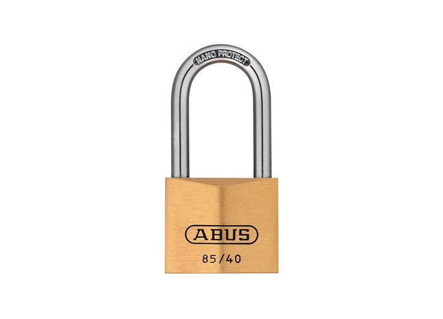 Abus Mechanical 85/40mm Brass Padlock 40mm Long Shackle ABUS Mechanical - RockBottom Northampton 