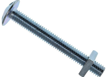 METALMATE Roofing Bolt & Nut ZP M6 x 50mm (Box 25) METALMATE� - RockBottom Northampton
