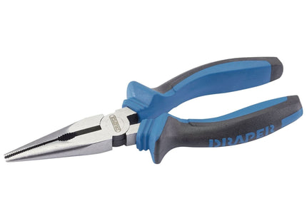 Draper Soft Grip Long Nose Pliers, 160mm 44141 Draper - Town Tools 