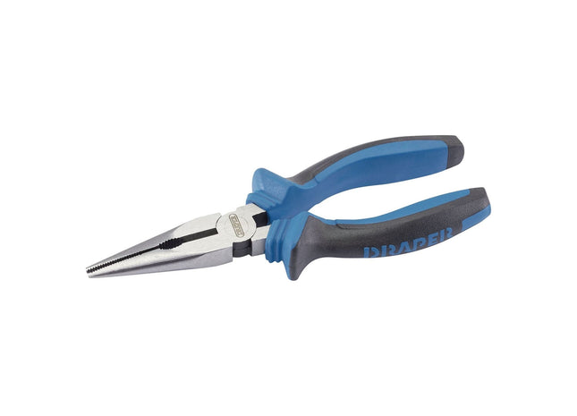 Draper Soft Grip Long Nose Pliers, 160mm 44141 Draper - Town Tools 