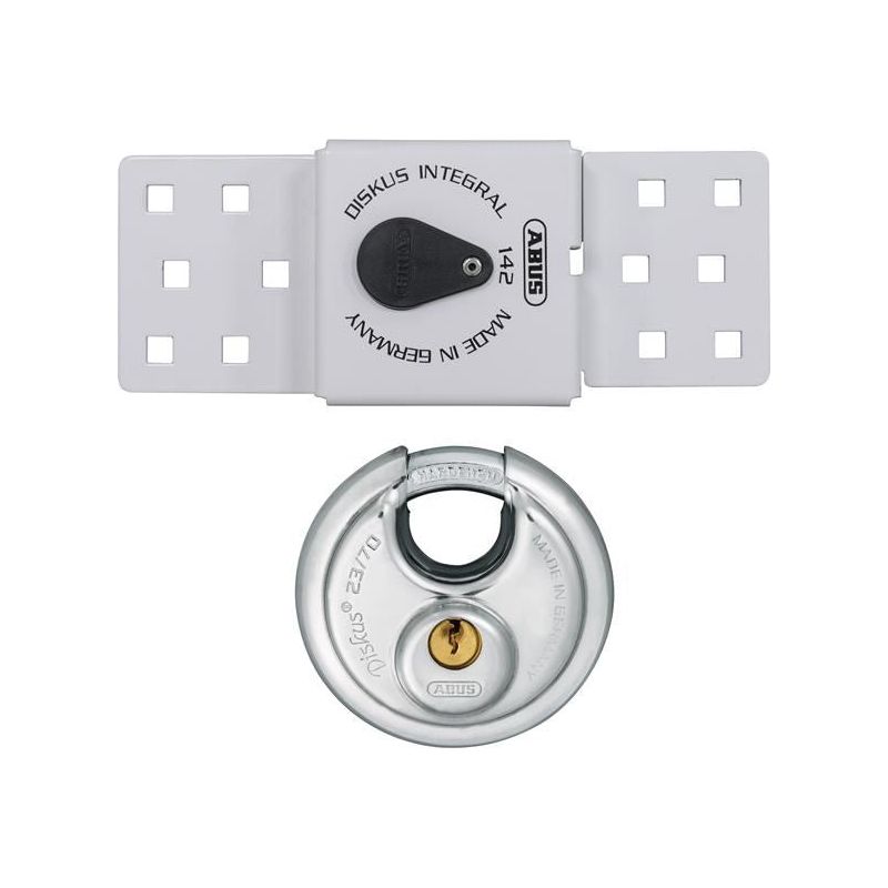 Abus Mechanical 142 Series Sliding Door Van Lock & 23/70mm Diskus® Padlock ABUS Mechanical - RockBottom Northampton 