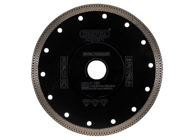 Draper Turbo-X Porcelain Diamond Blade, 180mm 99793 Draper - Town Tools 
