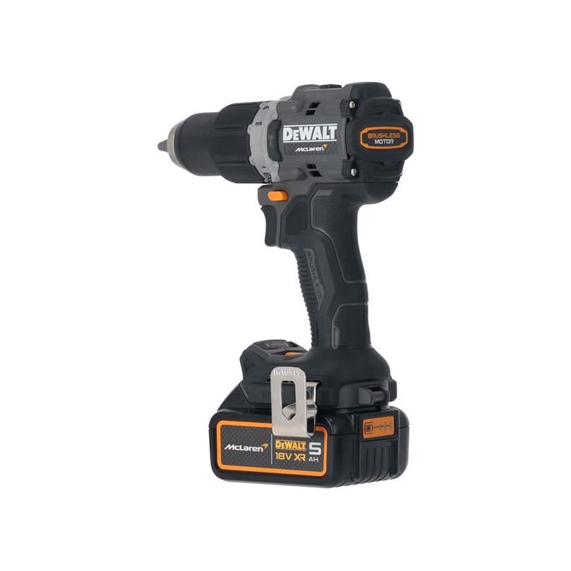 Dewalt Power Tools DCD85MP2T McLaren F1 XR Brushless Combi 18V 2 x 5.0Ah Li-ion DeWALT Power Tools - RockBottom Northampton