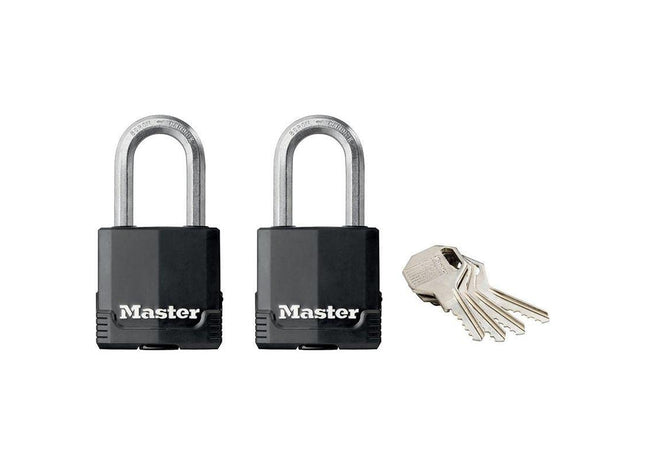 Master Lock Excell™ Weather Tough 45mm Padlock 4-Pin - Keyed Alike x 2 Master Lock - RockBottom Northampton