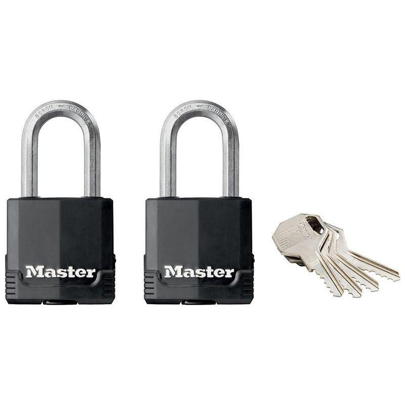 Master Lock Excell™ Weather Tough 45mm Padlock 4-Pin - Keyed Alike x 2 Master Lock - RockBottom Northampton