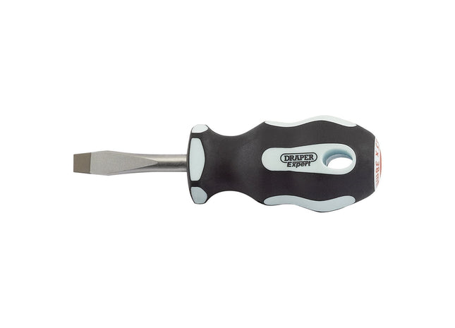 Draper Plain Slot Soft Grip Screwdriver, 6.5 x 38mm 34977 Draper - Town Tools 