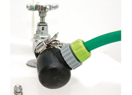 Draper 90&deg; Right Angle Lock on Tap Connector 24919 Draper - Town Tools 