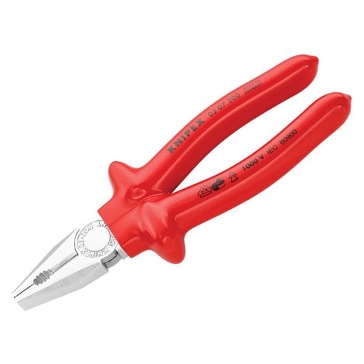 Knipex VDE Combination Pliers Dipped Handles 200mm Knipex - RockBottom Northampton
