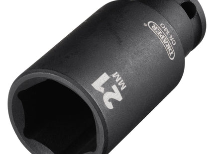 Draper Draper HI-TORQ Metric Deep Impact Socket, 3/8" Sq. Dr., 21mm Draper - Town Tools