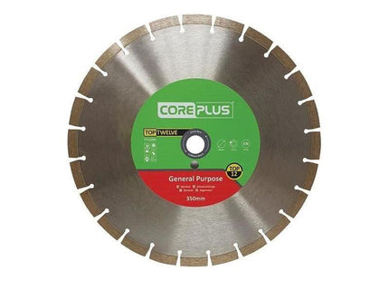 Coreplus Top Twelve General Purpose Diamond Blade 350mm CorePlus - RockBottom Northampton