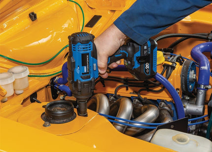 Draper Storm Force 20V Mid-Torque Impact Wrench, 1/2" Sq. Dr., 400Nm (Sold Bare) Draper - Town Tools 