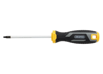 Draper Draper TX-STAR Tamperproof Soft Grip Screwdriver, T15H x 100mm Draper - Town Tools