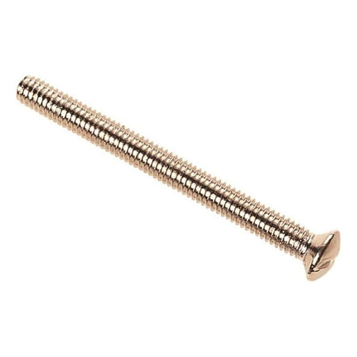 Dencon Nickle Plated Switch/Socket Plate Screws 3.5 x 50mm (Pack of 10) Dencon - RockBottom Northampton