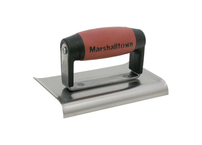 Marshalltown M136D Cement Edger Curved End DuraSoft® Handle 6 x 3in Marshalltown - RockBottom Northampton