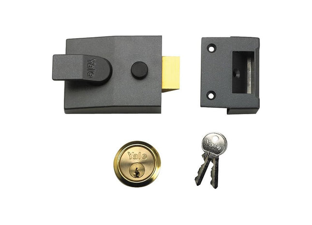 Yale Locks 91 Basic Nightlatch 60mm Backset DMG Finish Box Yale Locks - RockBottom Northampton