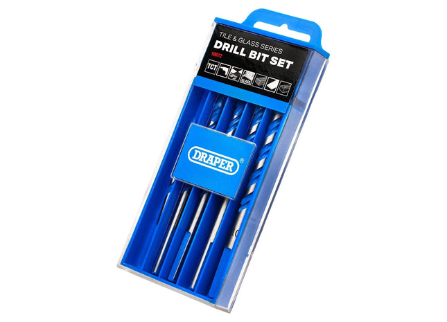 Draper TCT Tile and Glass Drill Bit Set (6 Piece) Draper - Town Tools