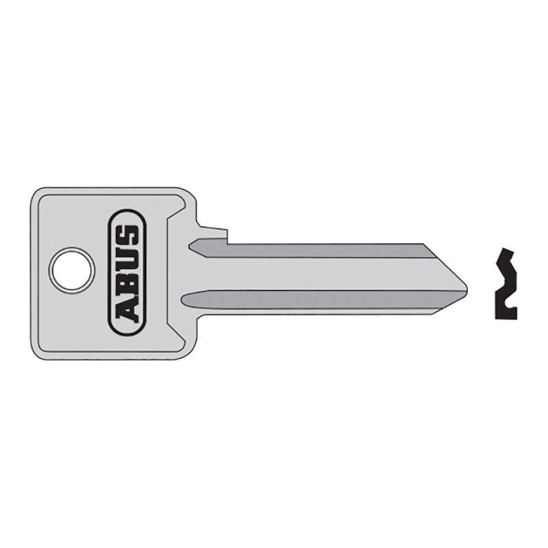 Abus Mechanical 85/30 30mm Right Hand Key Blank ABUS Mechanical - RockBottom Northampton 