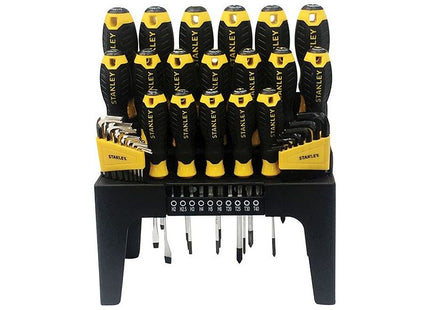 Stanley® Hand Tools Screwdriver Set in Rack, 44 Piece STANLEY® Hand Tools - RockBottom Nothampton