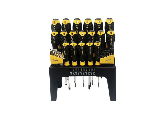 Stanley® Hand Tools Screwdriver Set in Rack, 44 Piece STANLEY® Hand Tools - RockBottom Nothampton