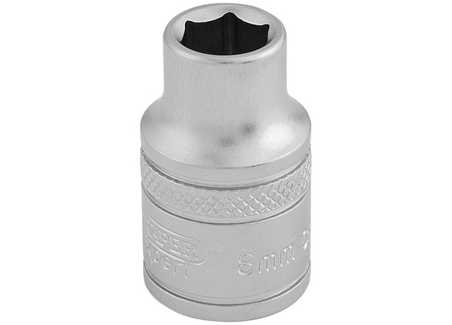 Draper 6 Point Metric Socket, 3/8" Sq. Dr., 8mm 16533 Draper - Town Tools 