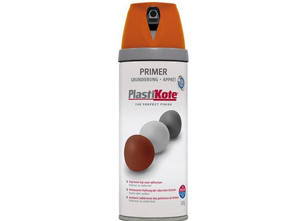 Plastikote Twist & Spray Primer Red Oxide 400ml PlastiKote - RockBottom Nothampton